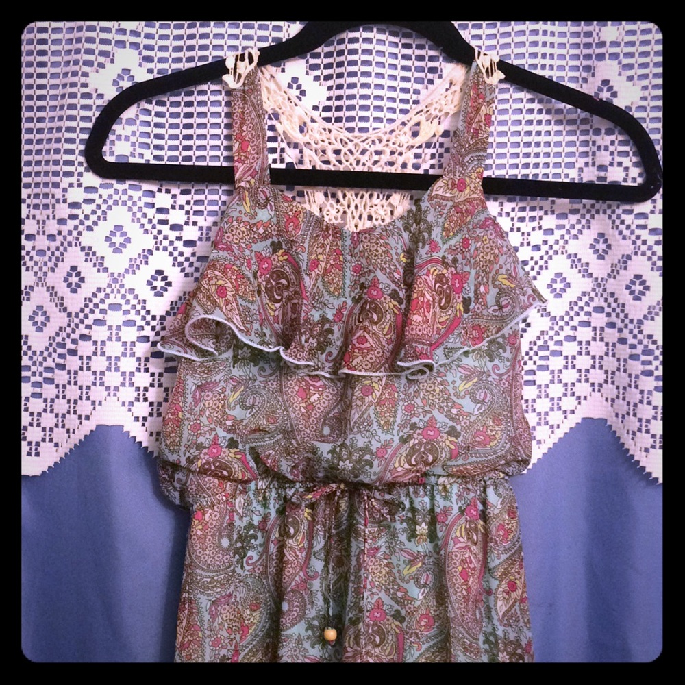 Girls Summer Floral Maxi NEW